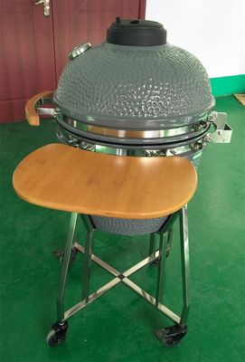 سبز SGS پیتزا زغال چوب سرامیک 18 اینچی Kamado Grill