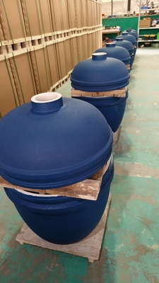 حباب آبی گلس شده زغال سنگ کامادو گرل 27 اینچ BBQ